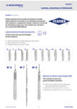 Scalpels Blades Feather Flyer Socorex FR Cover